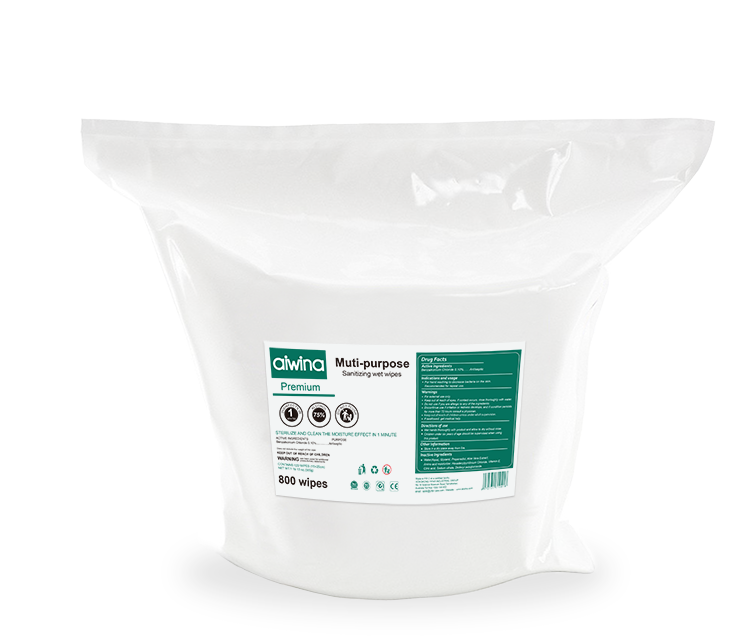 Sanitizing Wet Wipes 800 Roll Alcohol Free 